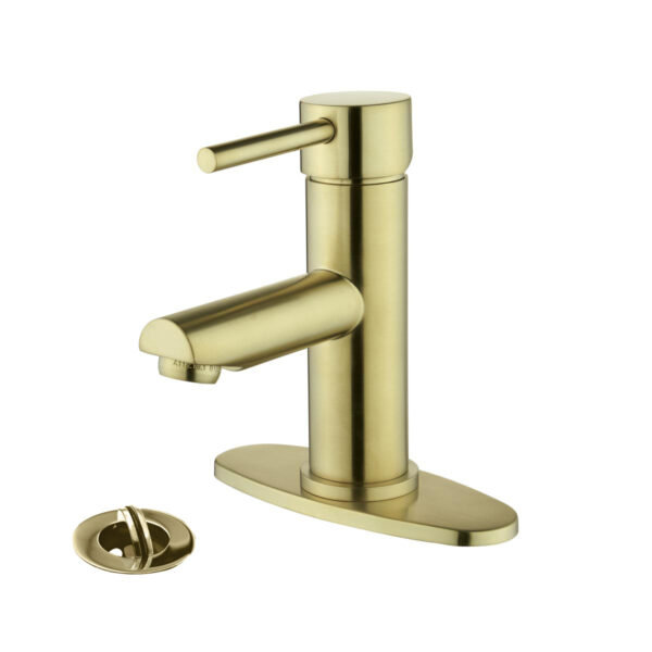 192-7164 Commercial Lavatory Faucet With Spin Drain